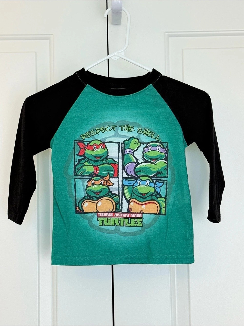 Ninja Turtles Raglan Long Sleeve Shirt